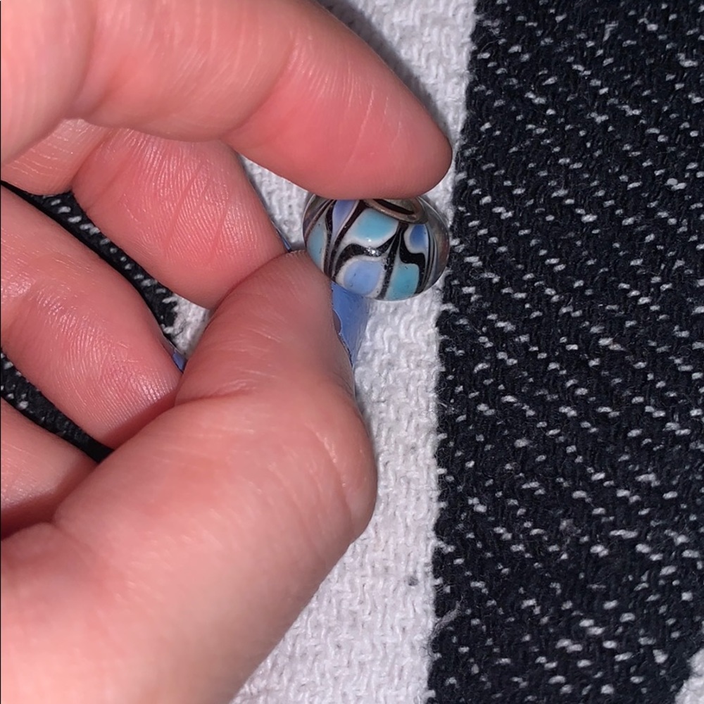 4/$20 Blue Sterling Silver Charm